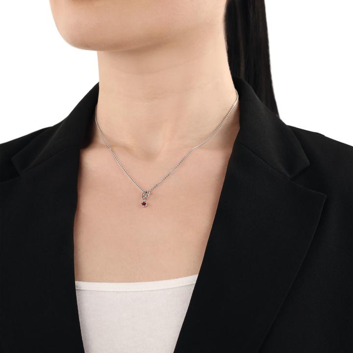 Produktbild Amor Charms für Damen, 925 Sterling Silber, Zirkonia synth. | Juli (Silber 925)