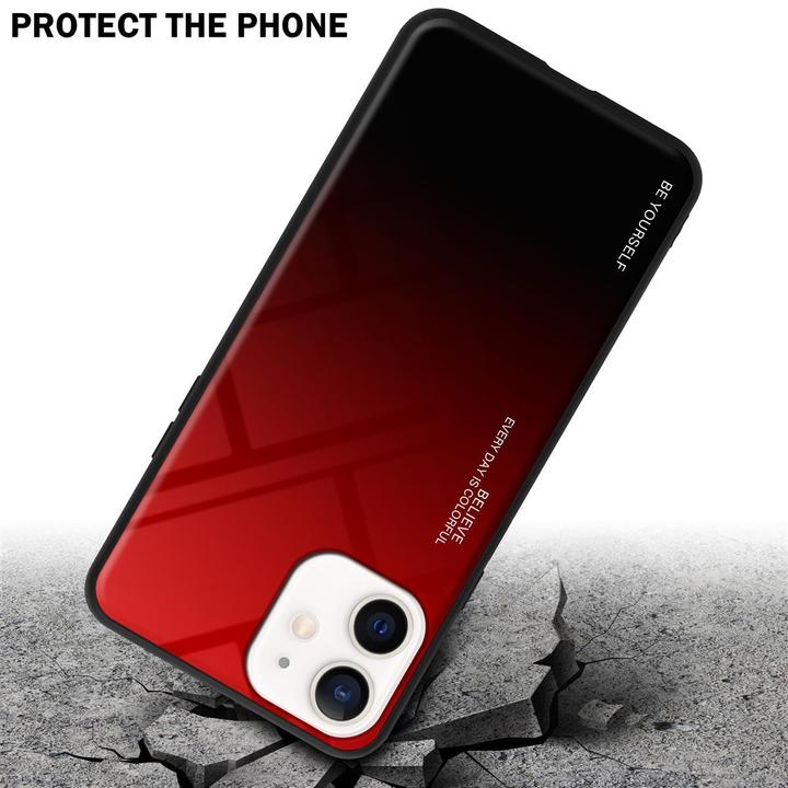 Productafbeelding Cadorabo TPU 2 kleuren glasdekking (Apple iPhone 12 mini)