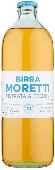 Immagine prodotto Birra Moretti FILTRATA A FREDDO cassa di birra / (15 x 55 cl)