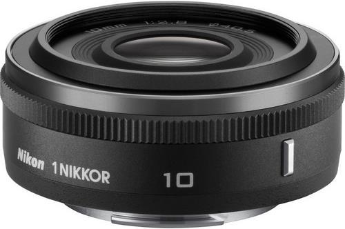 Produktbild Nikon 1 10mm 1:2.8, Lichtstarkes Weitwinkel, Black (Nikon 1, Nikon CX)