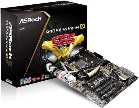 Produktbild AsRock 990FX Extreme9 (AM3+, AMD 990FX, ATX)