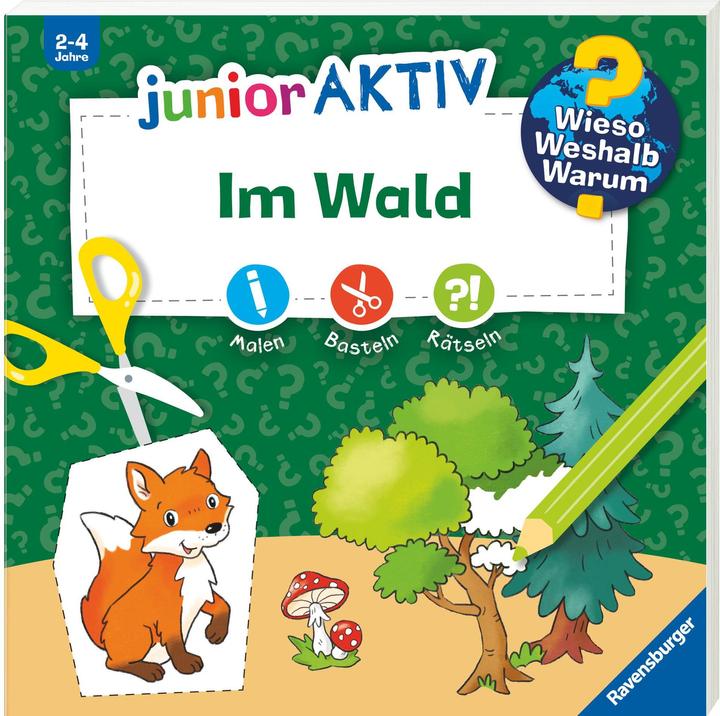 Image du produit Ravensburger Wieso? Weshalb? Warum? junior AKTIV: Im Wald (Allemand, Elke Broska, 2024)