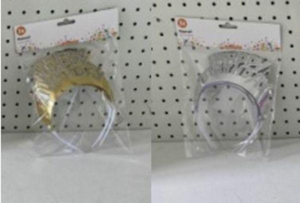 Eddy Toys Headband HBD shiny 2as 3pc