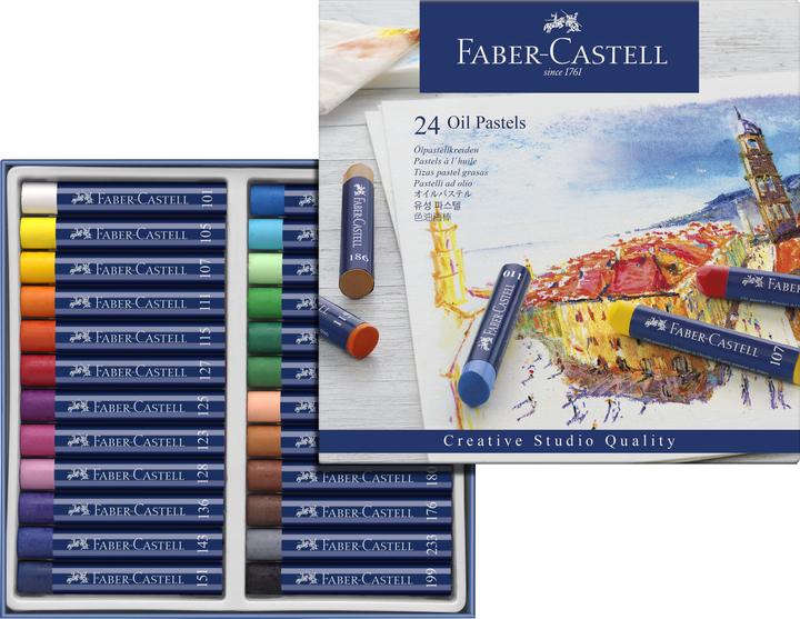 Actual product image Faber-Castell Oil pastels (Multicoloured, 24 x)