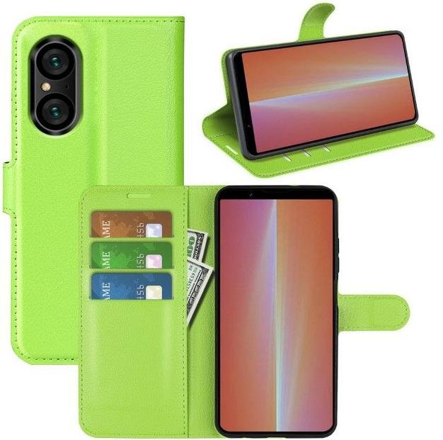 Actual product image MU Classic Litchi Leather Bookcover Series (Sony Xperia 5 V)