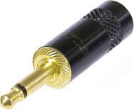 Actual product image Contrik 3,5mm jack plug, mono, housing black
