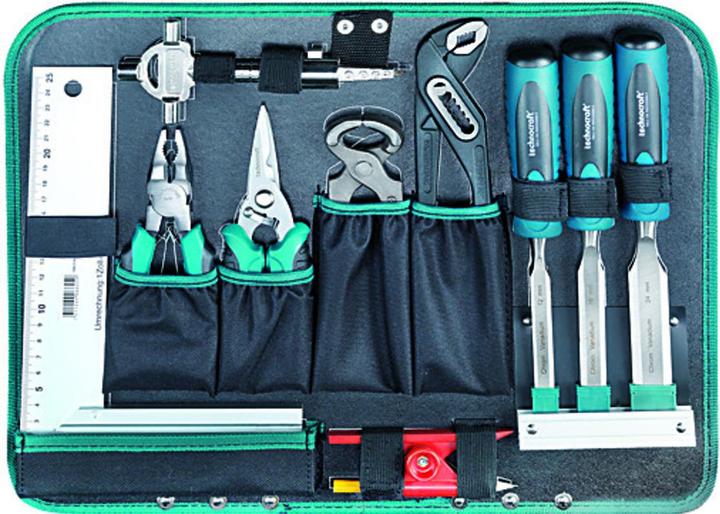 Actual product image technocraft Coffre à outils ABS PRO CHROME WOOD (BOSCH), 116 pcs (116 pieces)
