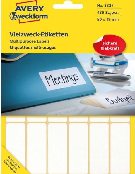 Actual product image Avery Universal labels