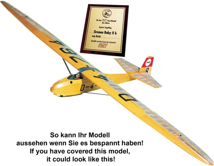 Produktbild Krick grunau baby 1:4 bausatz
