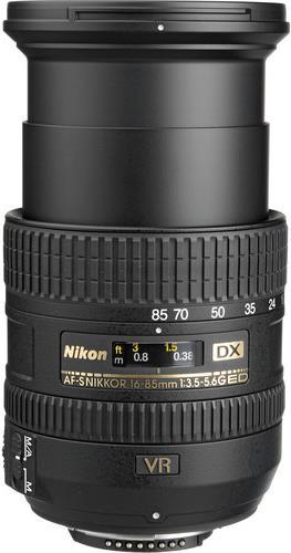 Immagine prodotto Nikon AF-S VR DX 16-85mm f/3.5-5.6G ED - (EU) (Nikon DX, APS-C / DX)