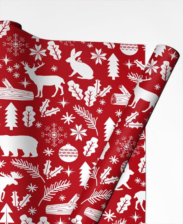 Produktbild Juniqe Christmas Woodland - Weihnachten (Geschenkpapier)