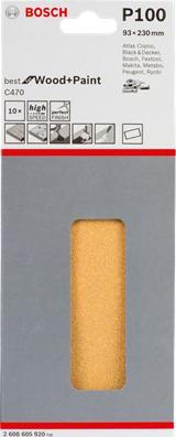 Produktbild Bosch Professional Zubehör Schwingschleifpapier mit Klett (60)