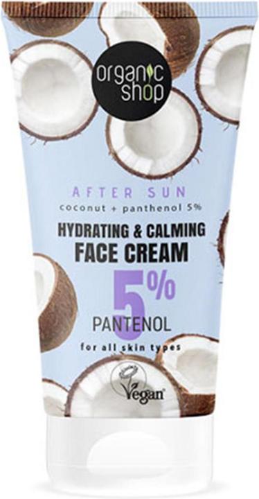 Organic Shop After Sun Hydrating and Calming Face Cream 50ml (Crème, 50 ml)