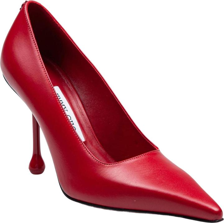 Actual product image Jimmy Choo ruby red leather décolleté (36)