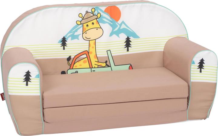 Knorrtoys Kindersofa - "Giraffe on tour“ (Divano per bambini)
