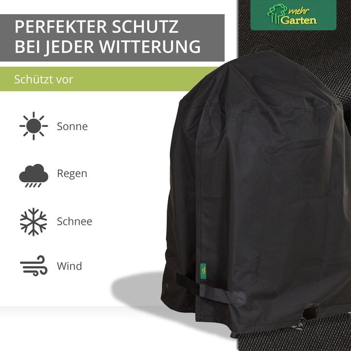 Actual product image Mehr Garten Protective cover for ceramic grill Premium 2.0 Black