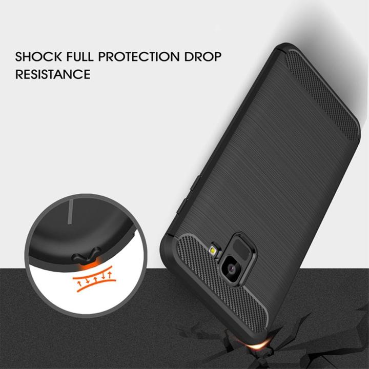 Produktbild König Design Handyhülle für Samsung Galaxy J6 Schutzcase Backcover Bumper Etuis Rahmen Blau (Samsung Galaxy J6)