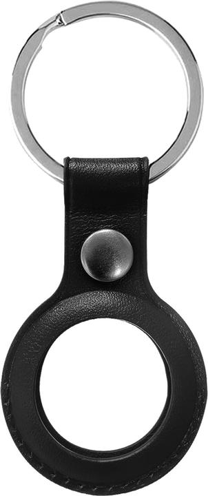 Actual product image Wave Genuine Leather nahkasuoja avainrenkaalla, Apple AirTag, musta