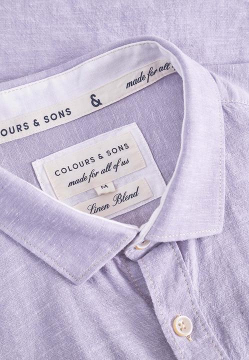 Produktbild Colours & Sons Kurzarmhemd Shirt-Linen Blend Kent (L)