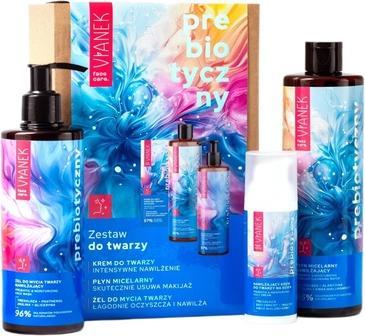 Kanna Vianekset Gesichtspflegeset Feuchtigkeitsspendend: Micellar Liquid 400ml, Face Wash Gel 300ml, Day (Gesichtspflege set)
