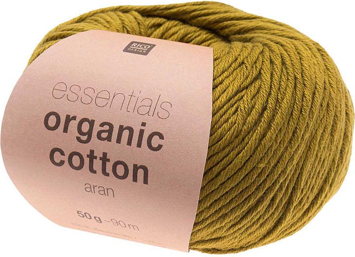 Image du produit Rico Essentials Organic Cotton aran oliv, 50 g, 90 m, 100% CO (90 m)