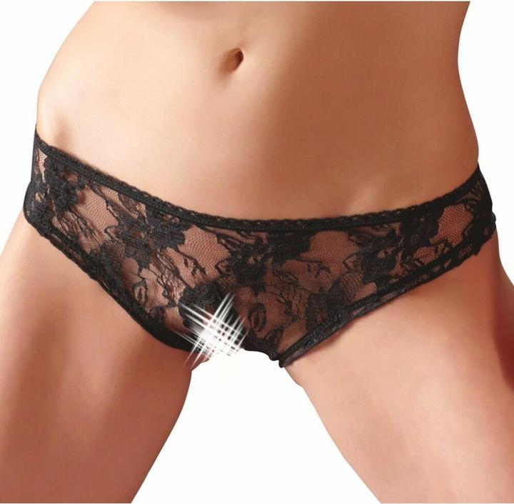 Immagine prodotto Cottelli Collection Mutandine crotchless nere (XL)