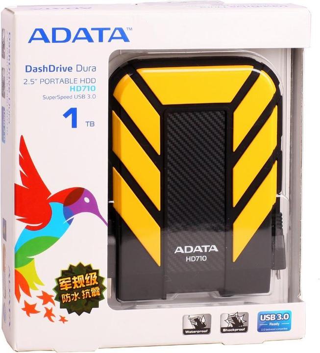 Actual product image Adata DashDrive Durable HD710 (1 TB)
