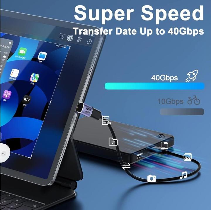 Productafbeelding PowerGuard USB C - USB C-adapter (USB 4.0, 240 W)