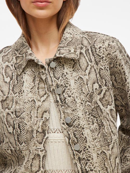 Produktbild Vila Schlangenprint Jeansjacke (40)