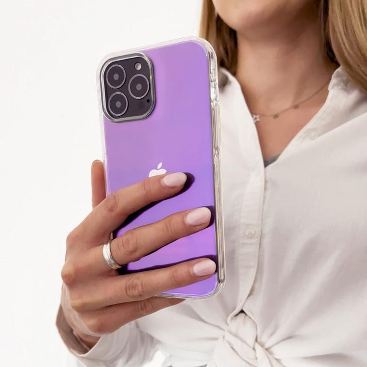 Actual product image Hurtel Aurora Case Case for Samsung Galaxy A13 5G Neon Gel Cover Purple (Samsung Galaxy A13 5G)