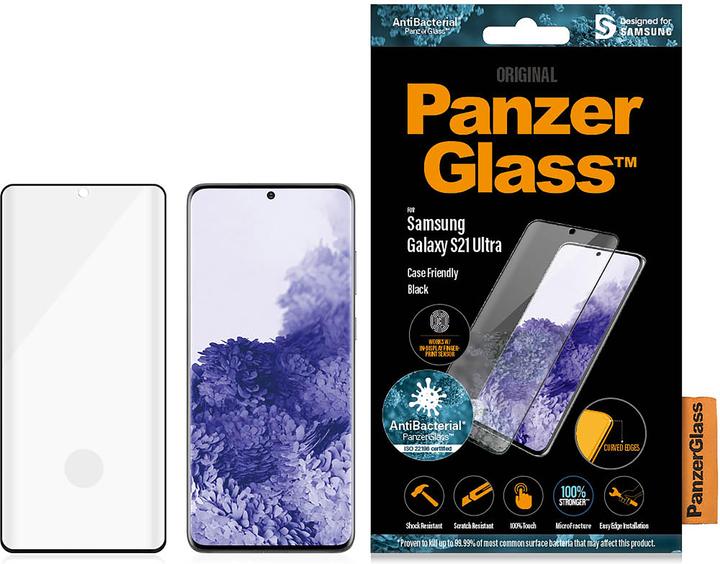Actual product image PanzerGlass CaseFriendly Fingerprint (1 Piece, Samsung Galaxy S21 Ultra)
