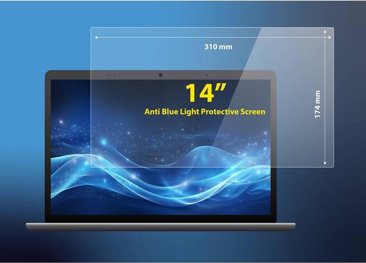 Actual product image Renkforce RF-LABLPS-200 Blue light filter 35.6 cm (14") Aspect ratio: 16:9 RF-605579 (16", 16 : 9)