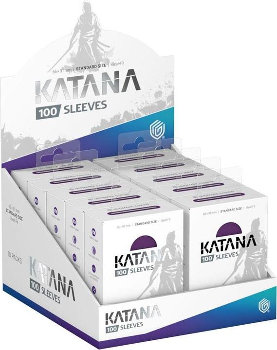 Actual product image Ultimate Guard 100 pochettes Katana Sleeves taille standard Iris Bloom