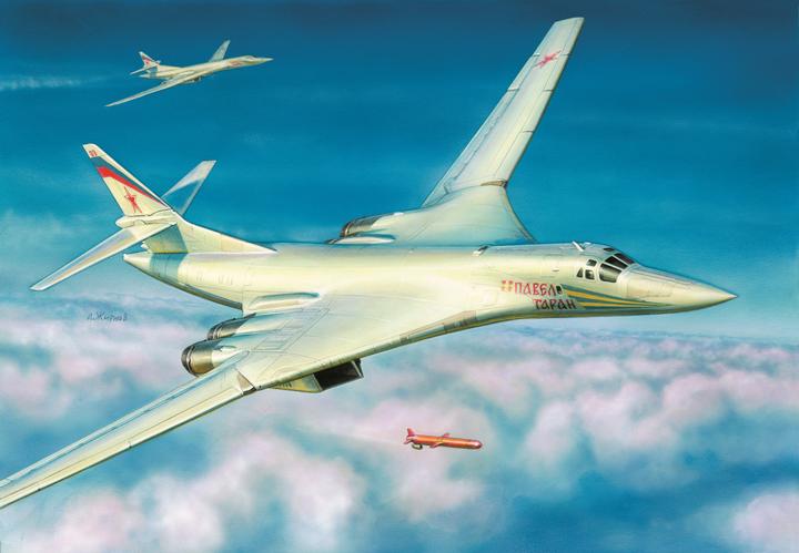 Actual product image Carson 1:144 TU-160 Rus.Sup.Bomber BlackJack WA