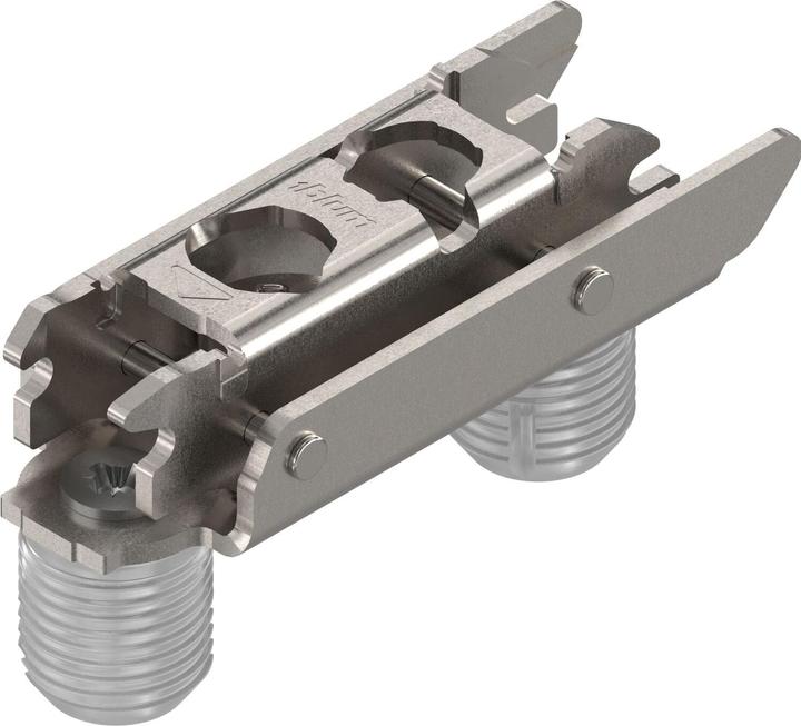 Produktbild Blum CLIP Exzenter Montageplatte gerade, Stahl, Einpressen, Distanz 3 mm