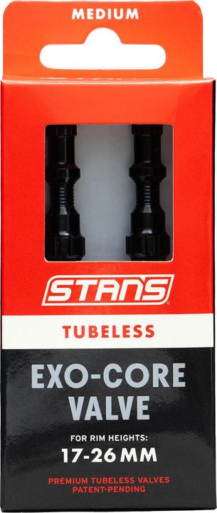 Produktbild Notubes Exo-Core Tubeless Ventile, Medium, schwarz