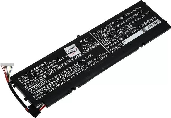 Produktbild AccuCell Akku Razer Blade Stealth 13 2018, Blade Stealth 13 2020,Typ RC30-0281 u.a. (3600 mAh)