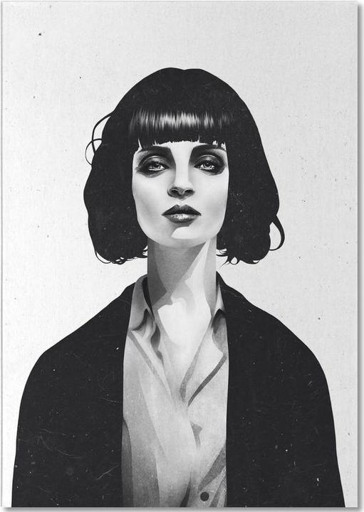 Image du produit Juniqe Mrs Mia Wallace - Films (A5, Blanc)