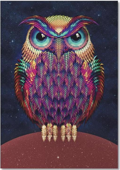 Produktbild Juniqe Owl 2 - Eulen (A5, Gepunktet)