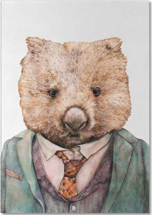 Actual product image Juniqe Wombat - Creatures & Hybrids (A5, Lined)
