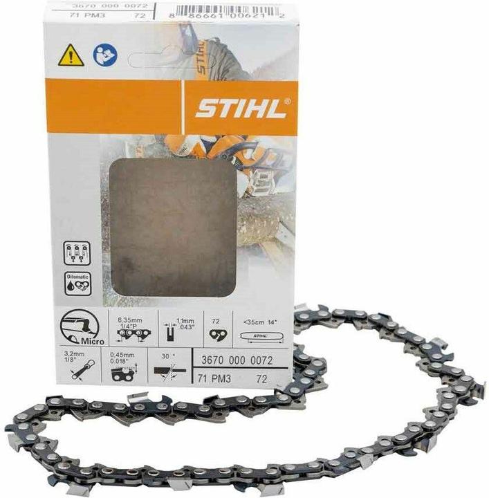 Produktbild Stihl Sägekette 1/4 MSA 160, MS 192 T (3670 000 0072) (Kettensäge, Kettensäge Schwert)