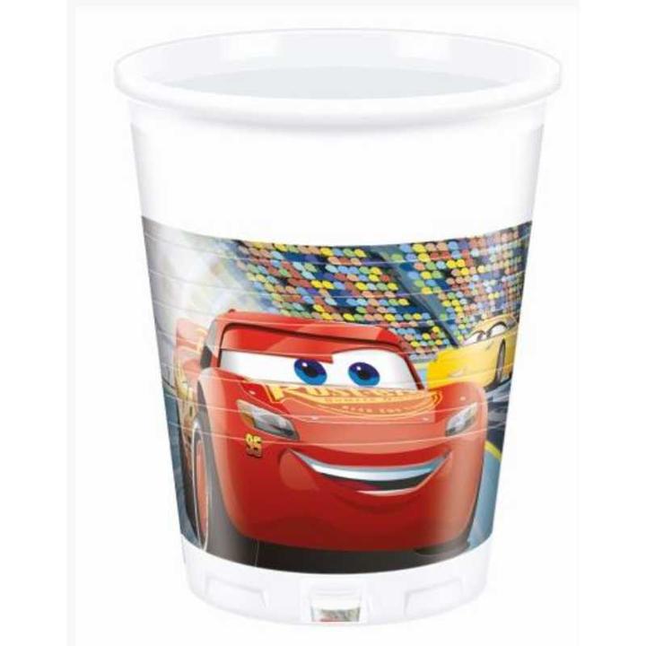 Produktbild Decorata Party Cars McQueen Geburtstagsbecher (8 x)