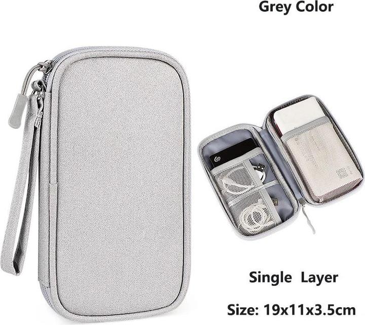 Produktbild Only-Bags.Store Kabeltasche, elektronische Tasche, Organizer für elektronisches Zubehör, tragbarer Kabel-Organizer