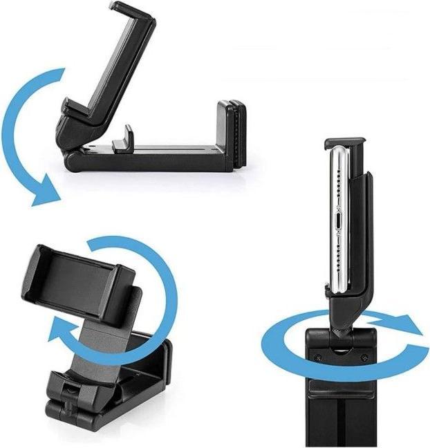 Image du produit MU Classic Support de voyage pour smartphone pivotant à 360 degrés, pliable pour avion, camping-car, train