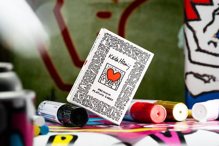 Actual product image Theory11 Keith Haring playing cards