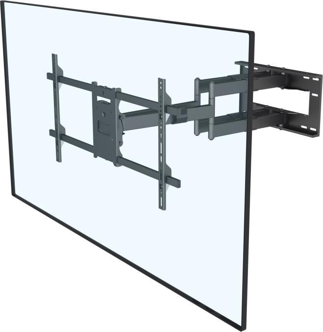 Actual product image Multibrackets Wall bracket 42"-90", black, metal, max 60 kg