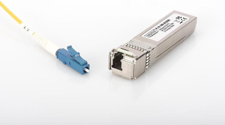 Produktbild Digitus SFP+ 10 Gbps Bi-direktional Modul Singlemode 40km Tx1270/Rx1330 LC Simplex Stecker mit DDM Feature