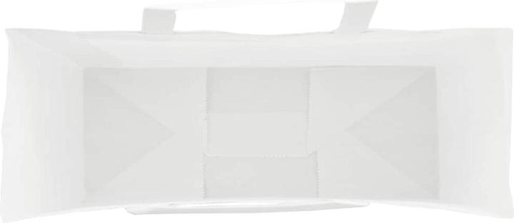 Immagine prodotto VidaXL Sacchetti di carta kraft 250 pezzi con manico bianco 45x17x48 cm (Borsa da regalo, 250 x)