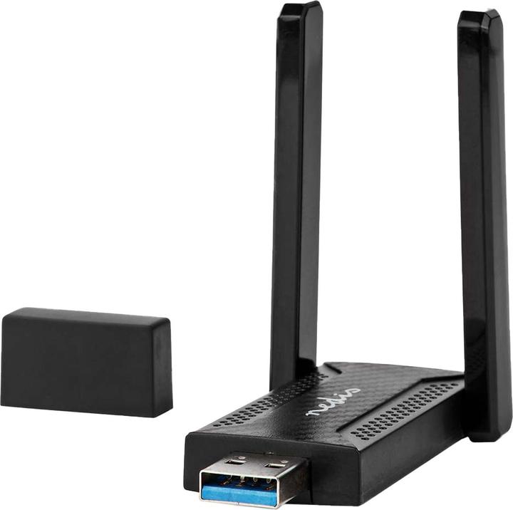 Image du produit Nedis Dongle réseau | Wi-Fi | AC1200 | 2.4/5 GHz (Dual Band) | USB3.0 | Vitesse Wi-Fi totale : 1200 Mb (USB)