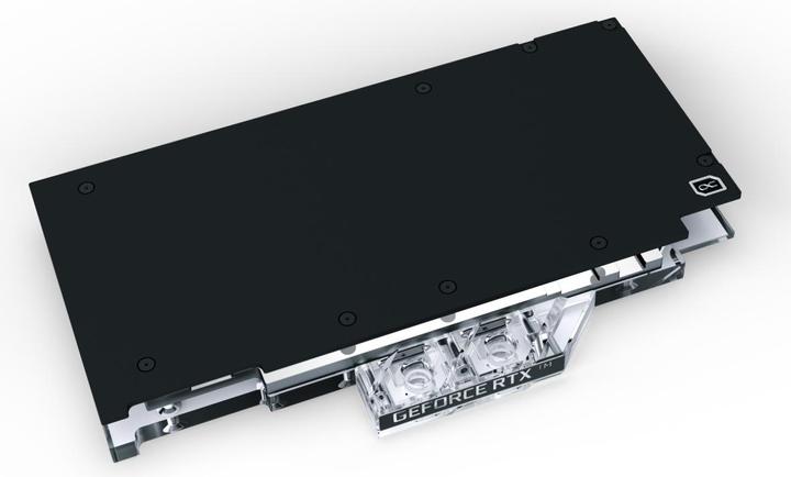 Actual product image Alphacool Ice Block Aurora GPX-N RTX 3090 Ti Suprim X with Backplate - Acrylic + Nickel
